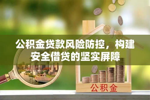 高唐公积金贷款风险防控，构建安全借贷的坚实屏障