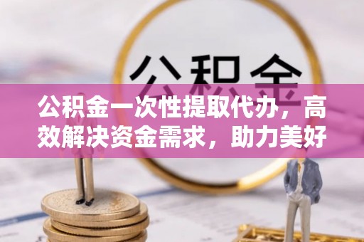 高唐公积金一次性提取代办，高效解决资金需求，助力美好生活规划