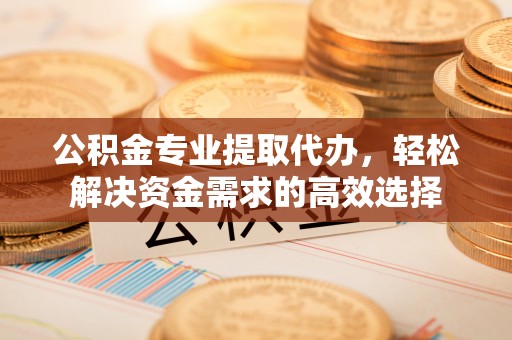 高唐公积金专业提取代办，轻松解决资金需求的高效选择