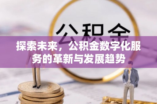 高唐探索未来，公积金数字化服务的革新与发展趋势