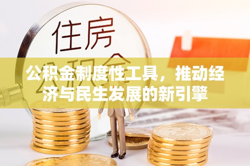高唐公积金制度性工具，推动经济与民生发展的新引擎