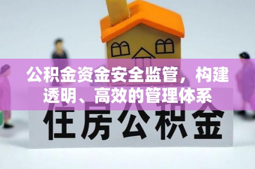 高唐公积金资金安全监管，构建透明、高效的管理体系