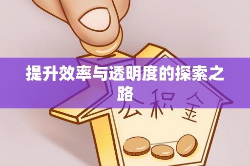高唐提升效率与透明度的探索之路
