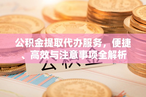 高唐公积金提取代办服务，便捷、高效与注意事项全解析