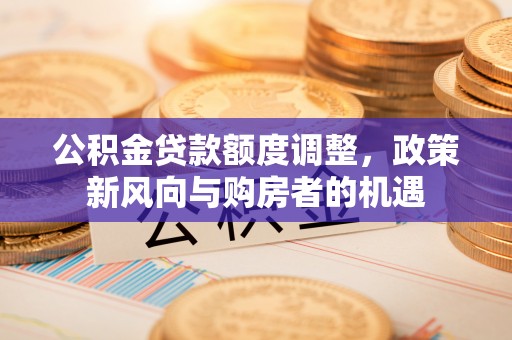 高唐公积金贷款额度调整，政策新风向与购房者的机遇