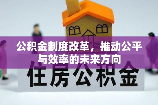 高唐公积金制度改革，推动公平与效率的未来方向