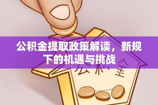 高唐公积金提取政策解读，新规下的机遇与挑战