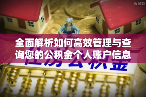 高唐全面解析如何高效管理与查询您的公积金个人账户信息