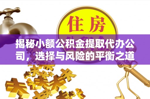 高唐揭秘小额公积金提取代办公司，选择与风险的平衡之道