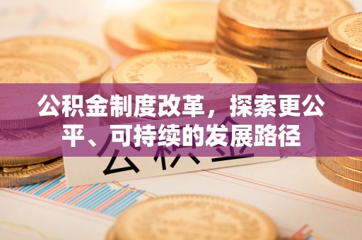 高唐公积金制度改革，探索更公平、可持续的发展路径