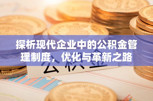 高唐探析现代企业中的公积金管理制度，优化与革新之路