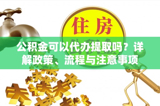 高唐公积金可以代办提取吗？详解政策、流程与注意事项