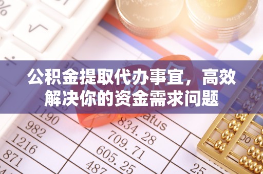 高唐公积金提取代办事宜，高效解决你的资金需求问题