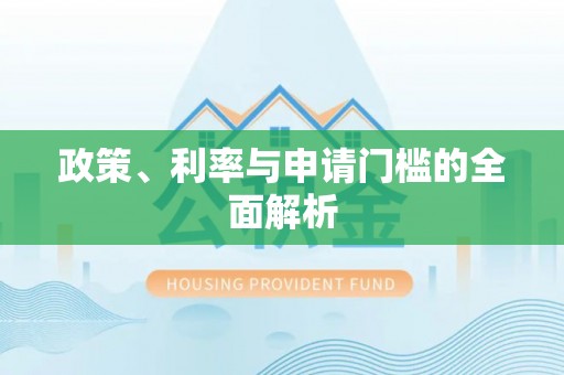高唐政策、利率与申请门槛的全面解析