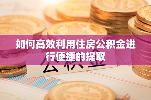高唐如何高效利用住房公积金进行便捷的提取