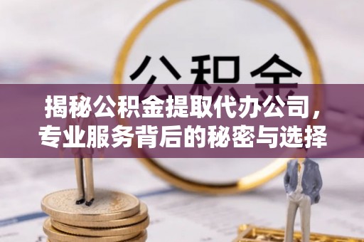 高唐揭秘公积金提取代办公司，专业服务背后的秘密与选择指南