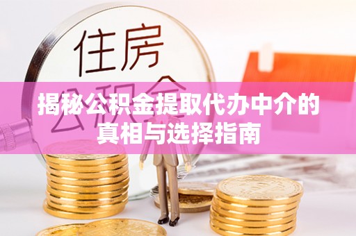 高唐揭秘公积金提取代办中介的真相与选择指南
