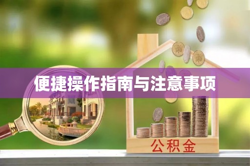 高唐便捷操作指南与注意事项